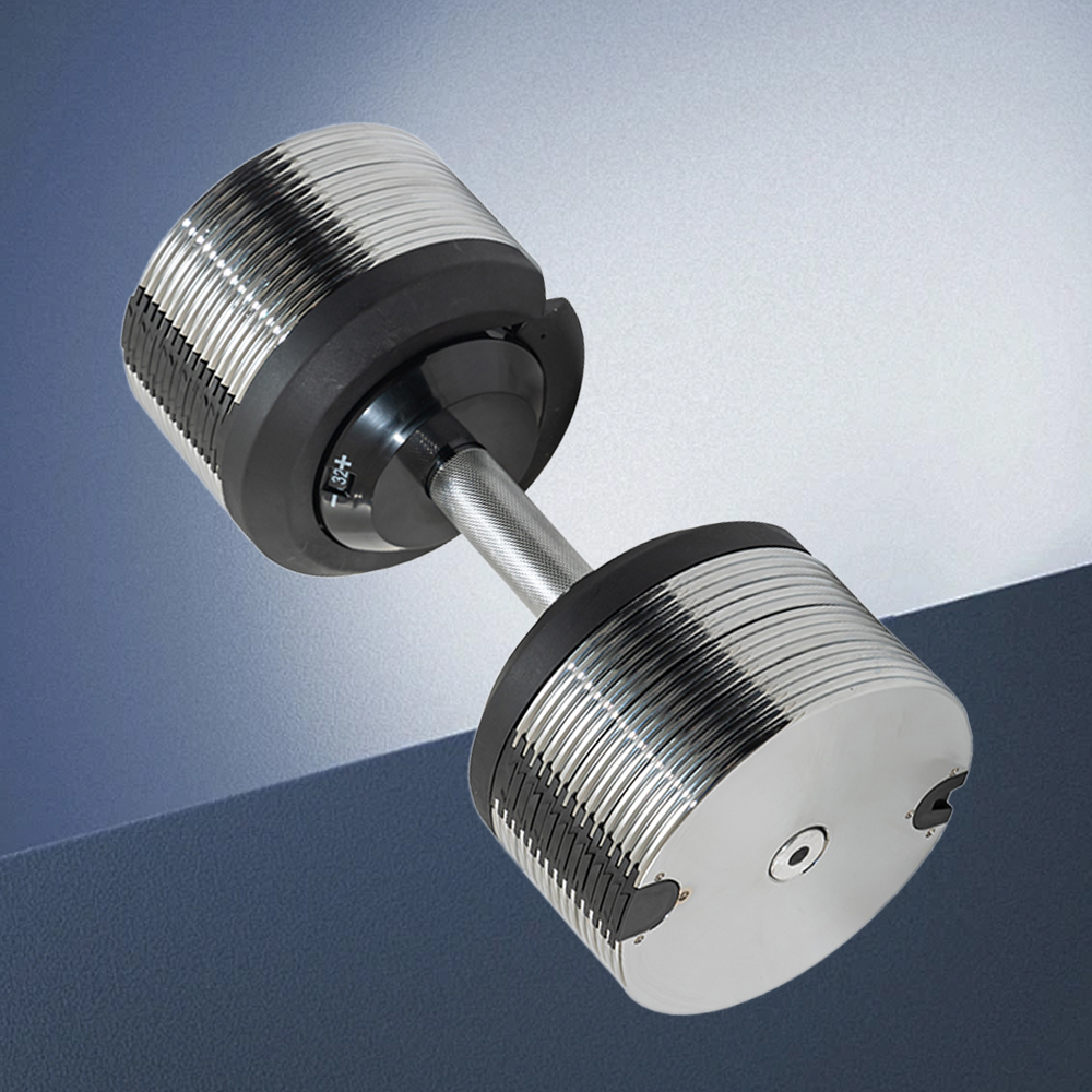 Home Gym Dumbbell Set - 40kg Adjustable Increments Dumbbell Set Free