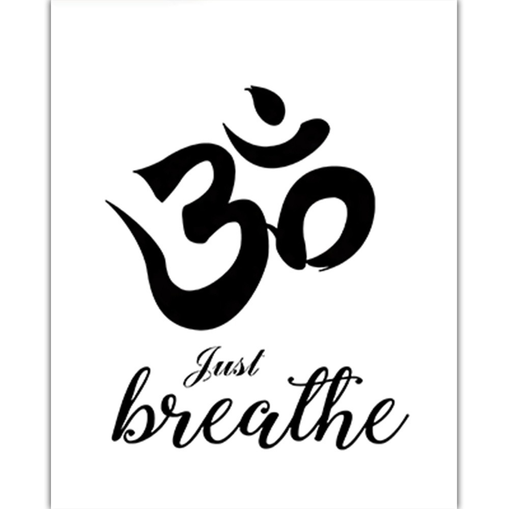 Home Gym York - Yoga Art Canvas Painting Poster Hand