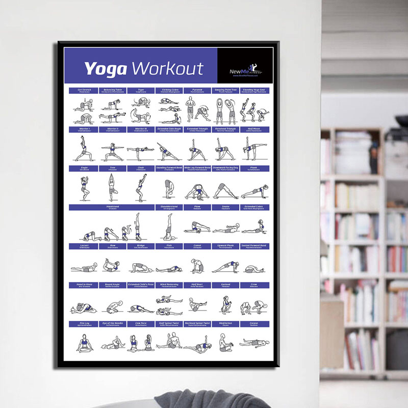 Home Gym York - Body workout training chart, exercise home