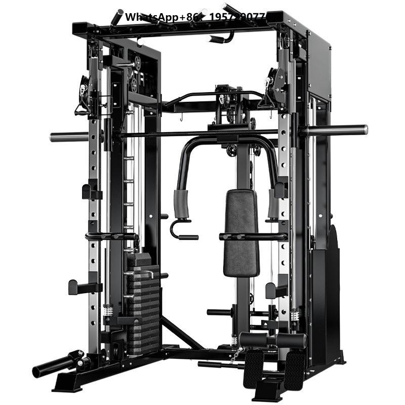 Home Gym With Smith Machine - Home Gym Full-body Training Crossover Power