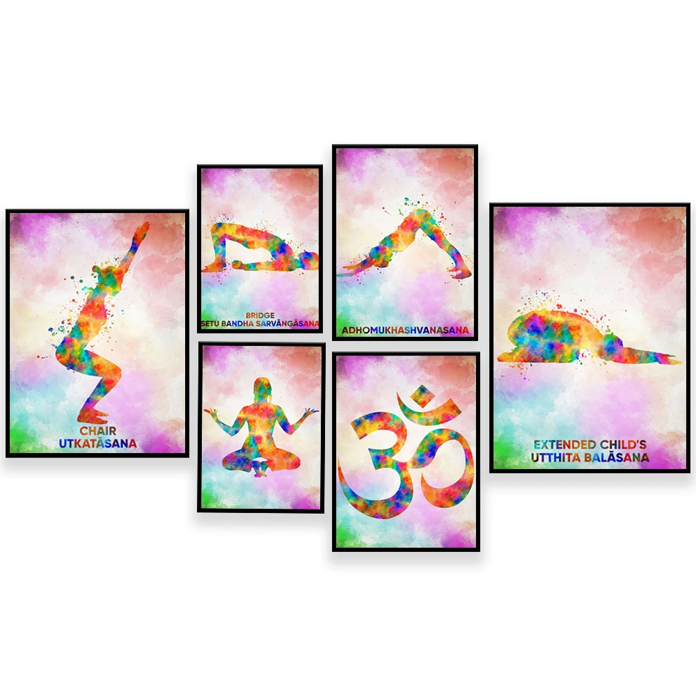 Home Gym York - Yoga Ashtanga Pose Poster Home Workout
