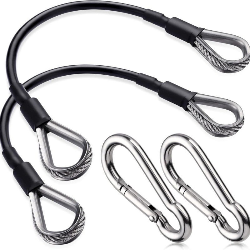 Home Gym Tunturi - 1/2Pcs 25cm Gym Cable Extension Compatible
