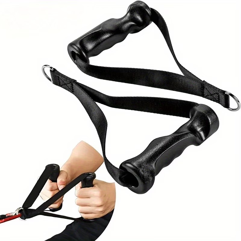 Cable Pulley System - 1Pair Ergonomic Exercise Handles for Pulley
