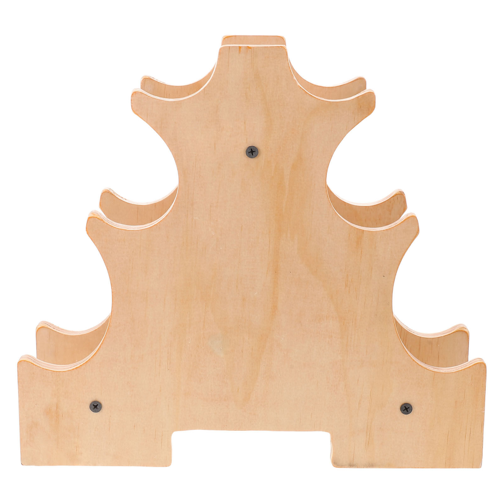 Home Gym Design - Wooden 3-Tier Dumbbell Rack Stand Scandinavian