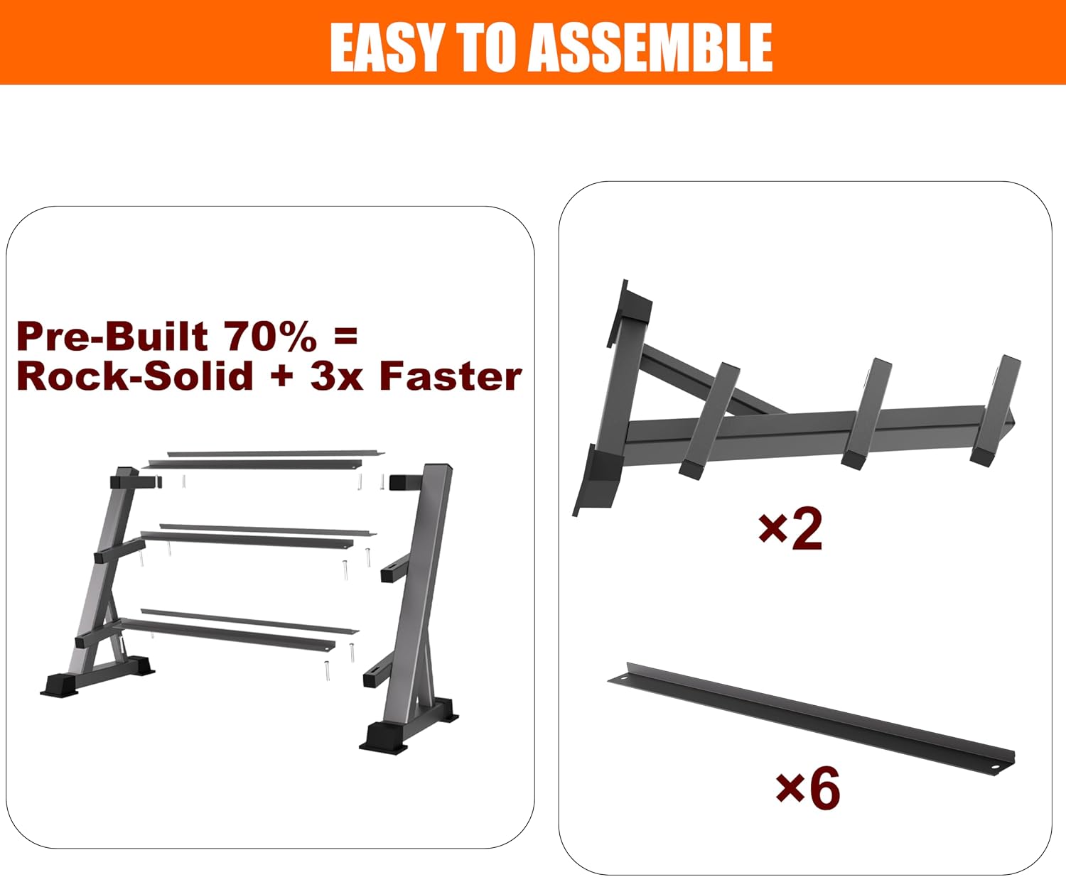 Heavy Duty Three Tier Dumbbell - Home Gym Fitness 评论和价格