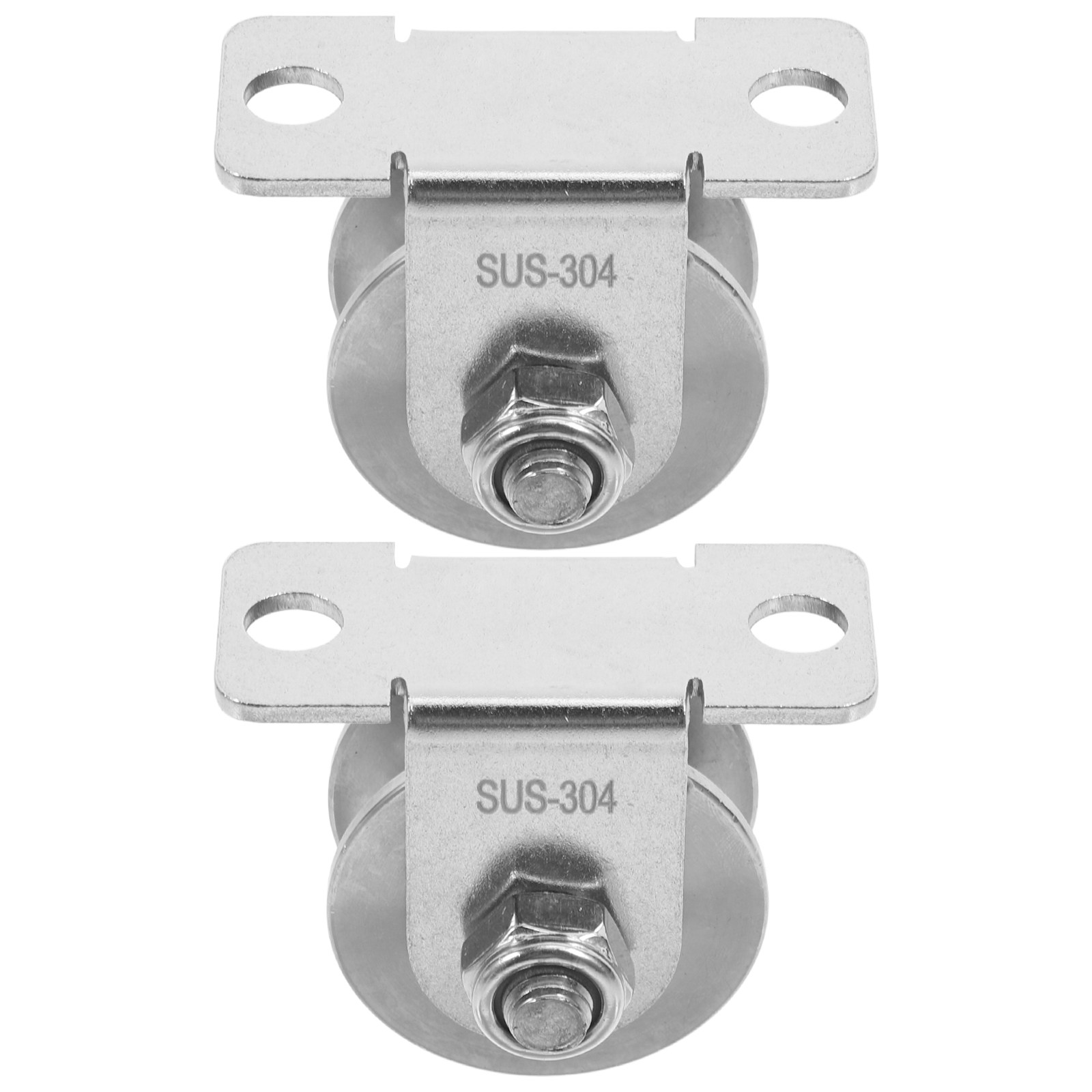 2Pcs Stainless Steel Cable Pul - Cable Pulley System 评论和价格