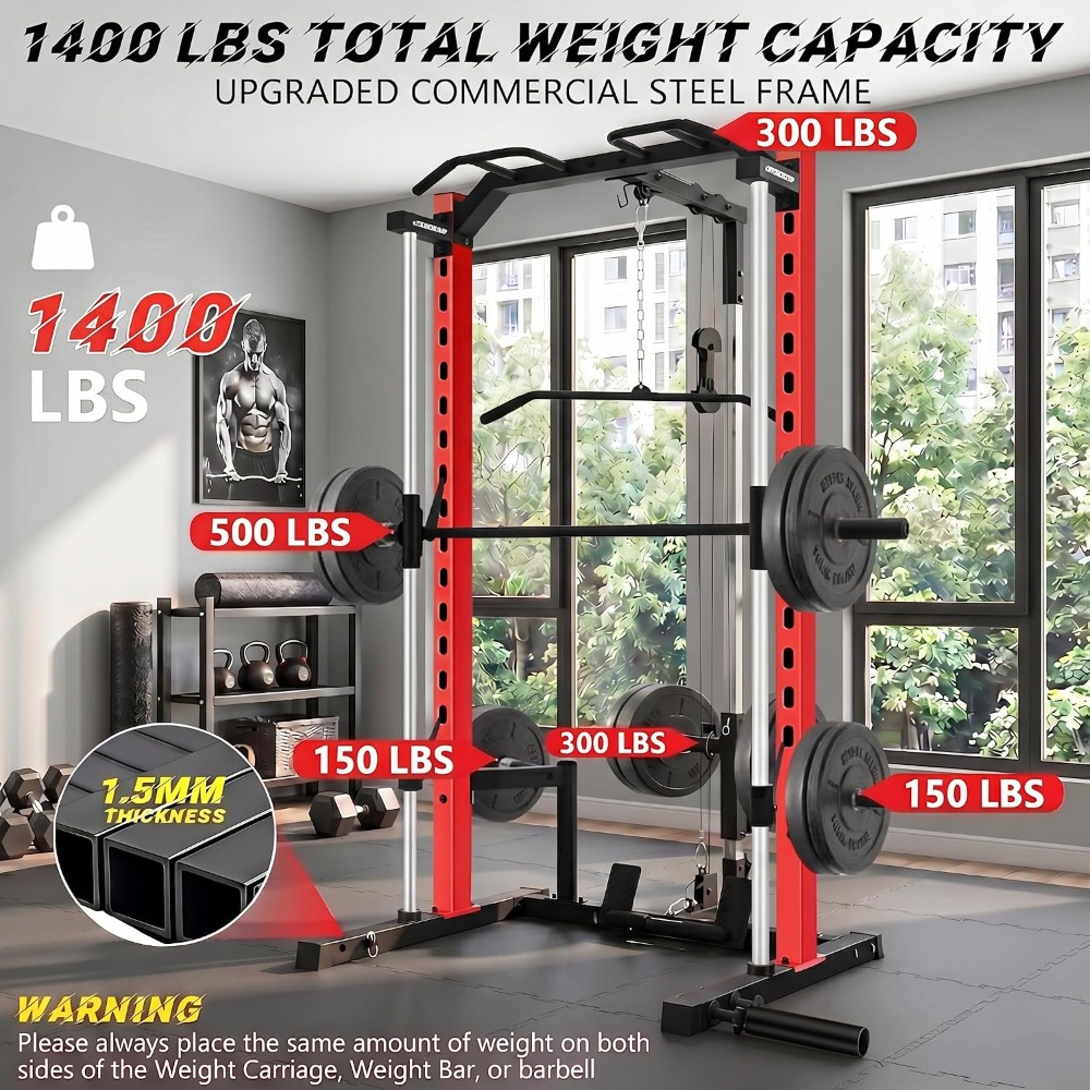 All-in-One Smith Machine Power - Home Gym With Smith Machine 评论和价格