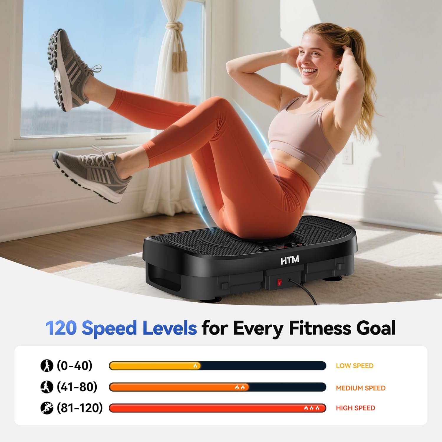 Vibration Plate Fat Burning Fi - Home Gym Tunturi 评论和价格