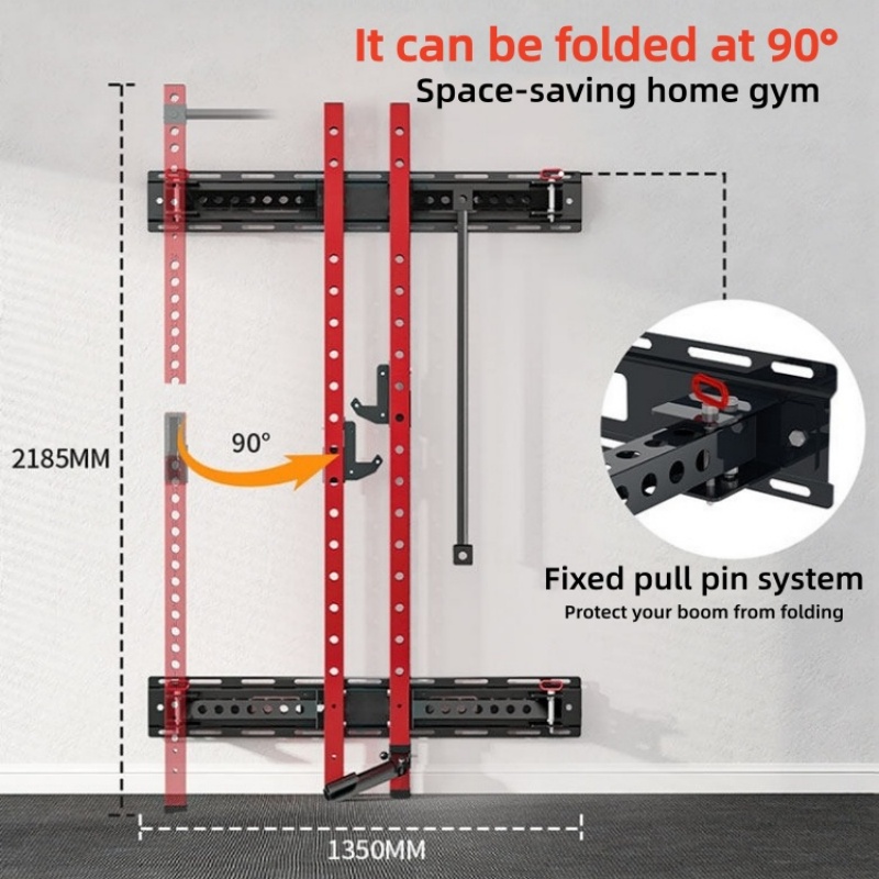 English：Adjustable Power Cage  - Home Gym Half Rack 评论和价格
