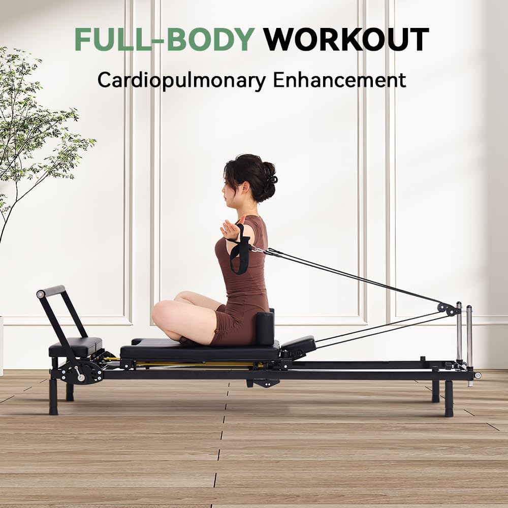 Foldable Pilates Reformer Mach - Home Gym Design 评论和价格
