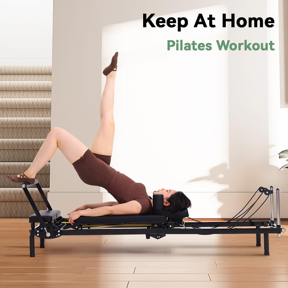 Foldable Pilates Reformer Mach - Home Gym Design 评论和价格