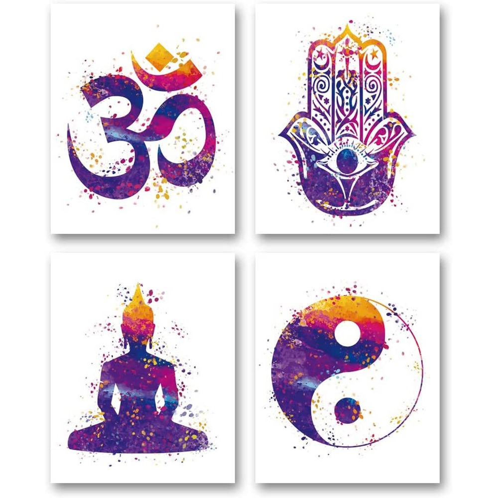Yoga Art Canvas Painting Poste - Home Gym York 评论和价格