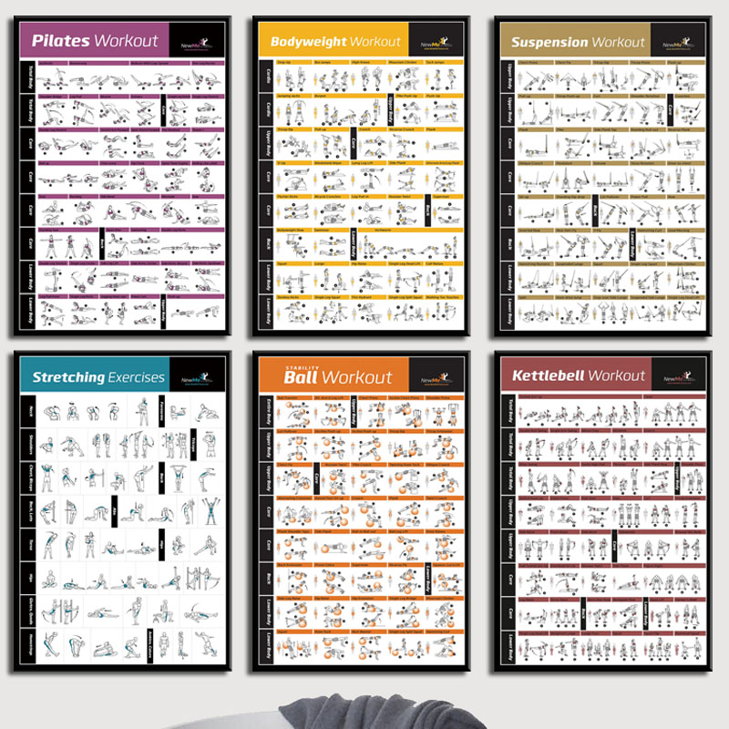 Body workout training chart, e - Home Gym York 评论和价格
