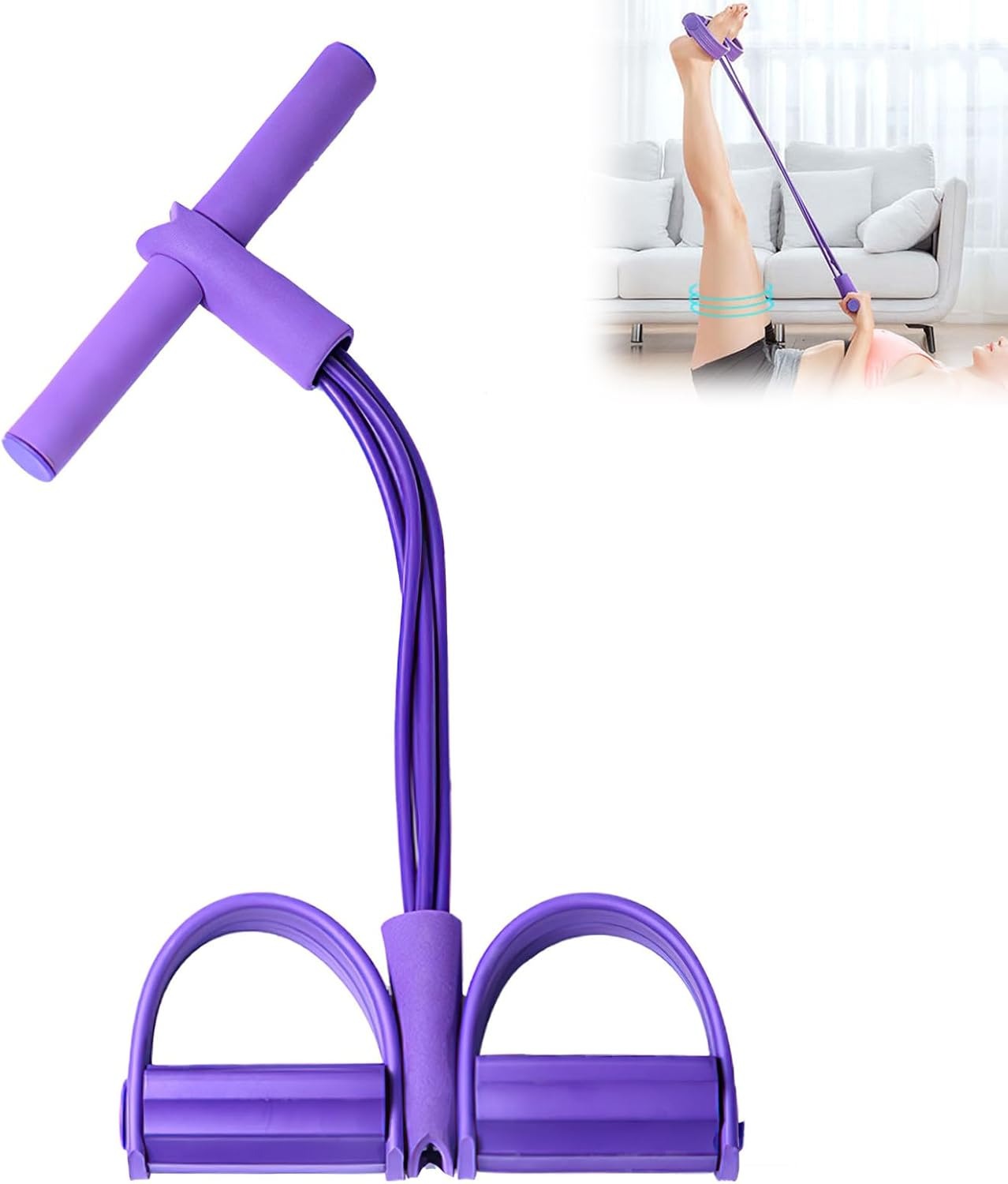 4-Tube Pedal Resistance Band M - Home Gym Needs 评论和价格