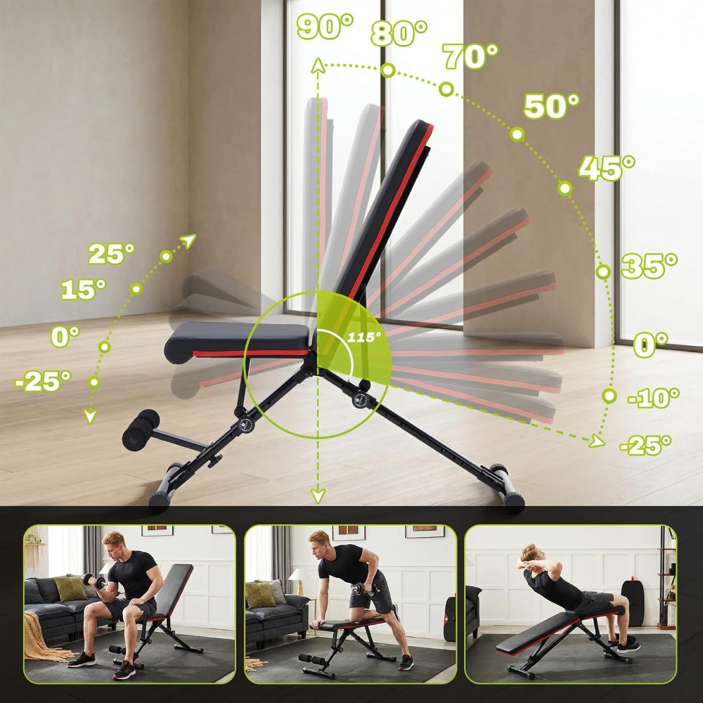 Adjustable Weight Bench for Fu - Home Gym Full Body 评论和价格
