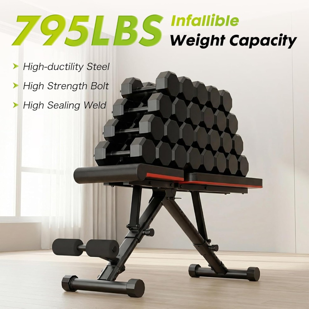 Adjustable Weight Bench for Fu - Home Gym Full Body 评论和价格