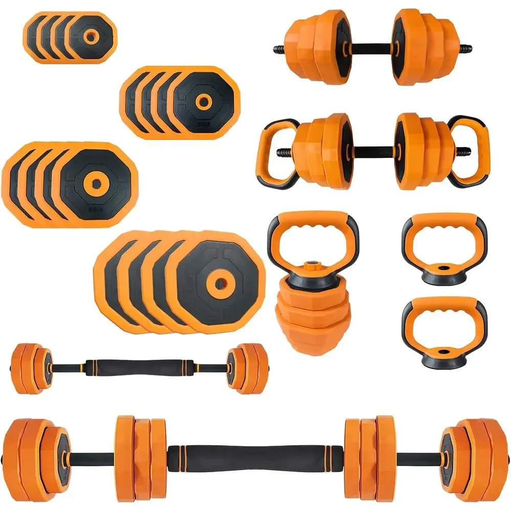 44/66/88 LBS 4-In-1 Adjustable - Home Gym Dumbbell Set 评论和价格