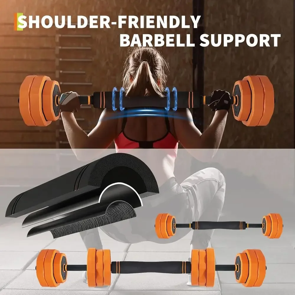 44/66/88 LBS 4-In-1 Adjustable - Home Gym Dumbbell Set 评论和价格