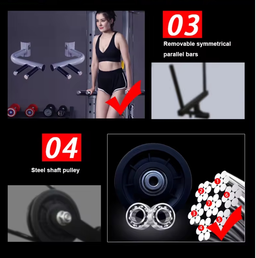 DXXY YR-1601 Fitness Equipment - Cable Pulley System 评论和价格